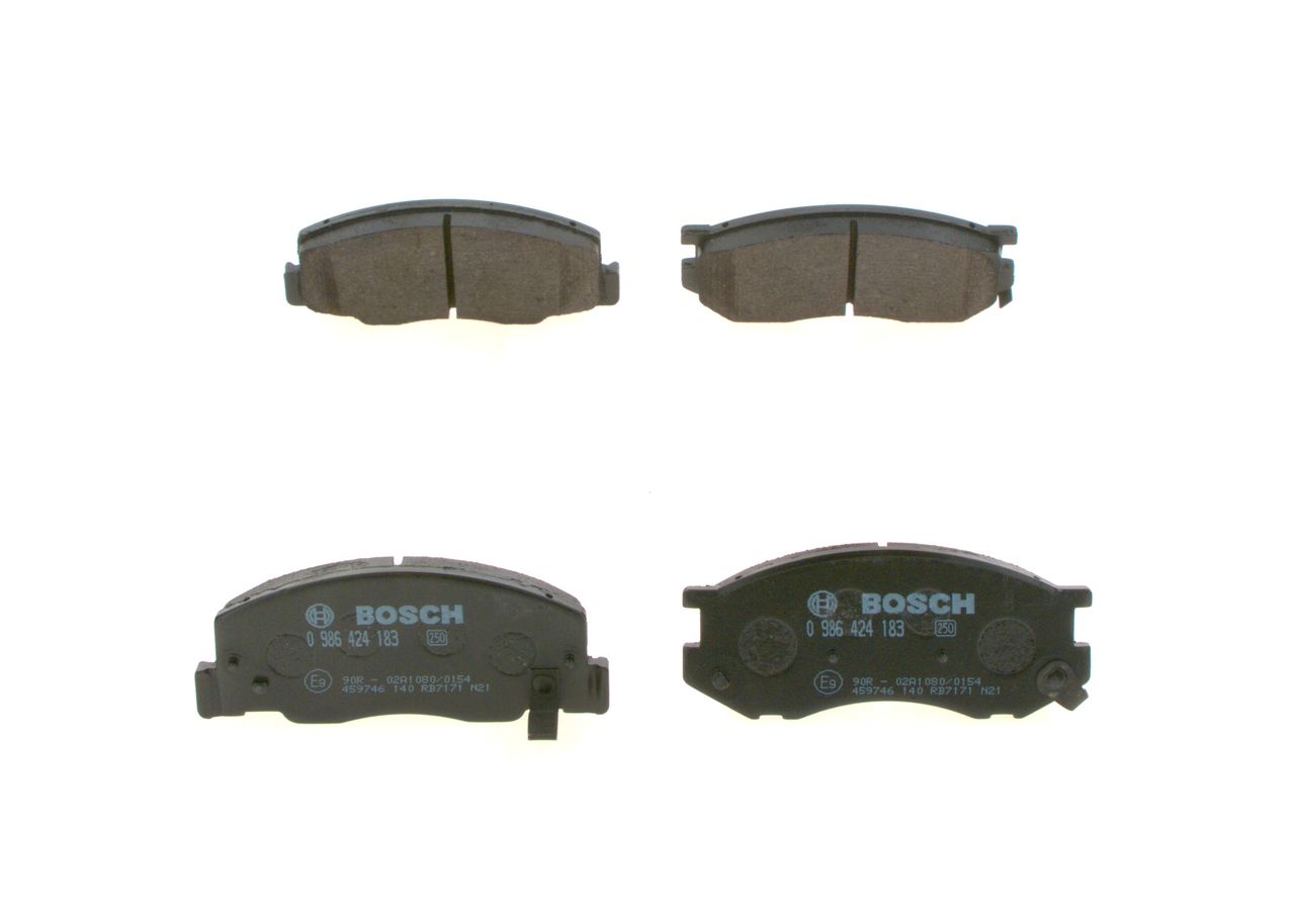 BOSCH 0 986 424 183 Brake pad set, disc brake