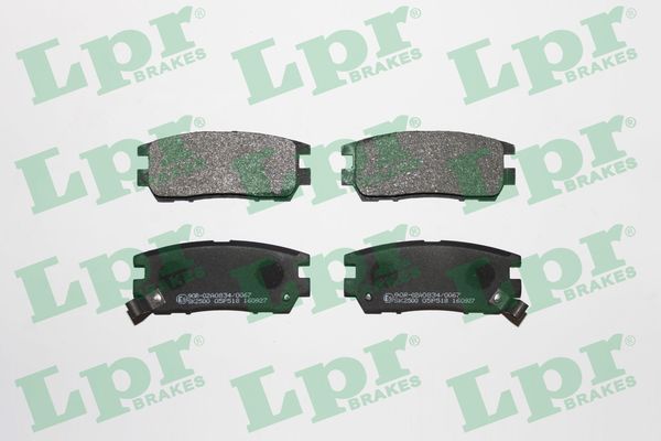 LPR 05P518 Brake pad set, disc brake
