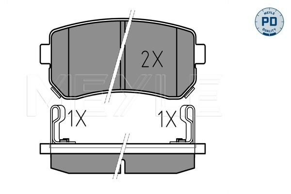Brake Pad Set, disc brake-1