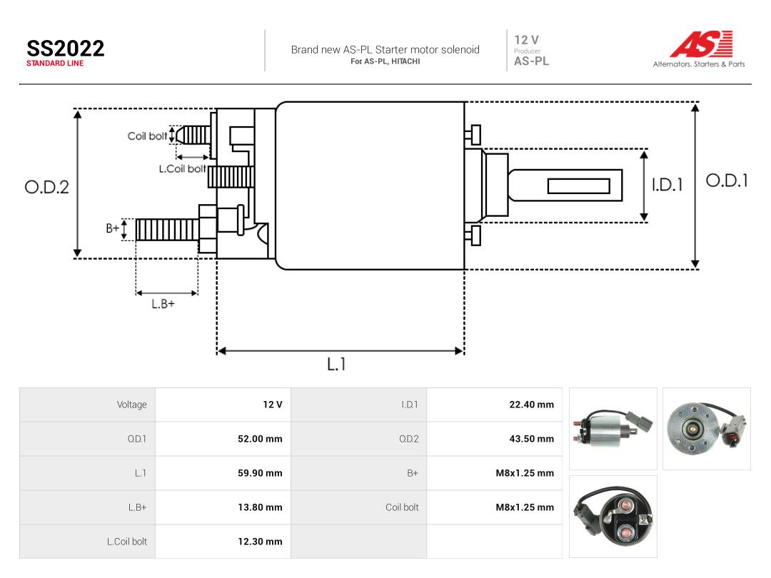 Solenoid Switch, starter-3