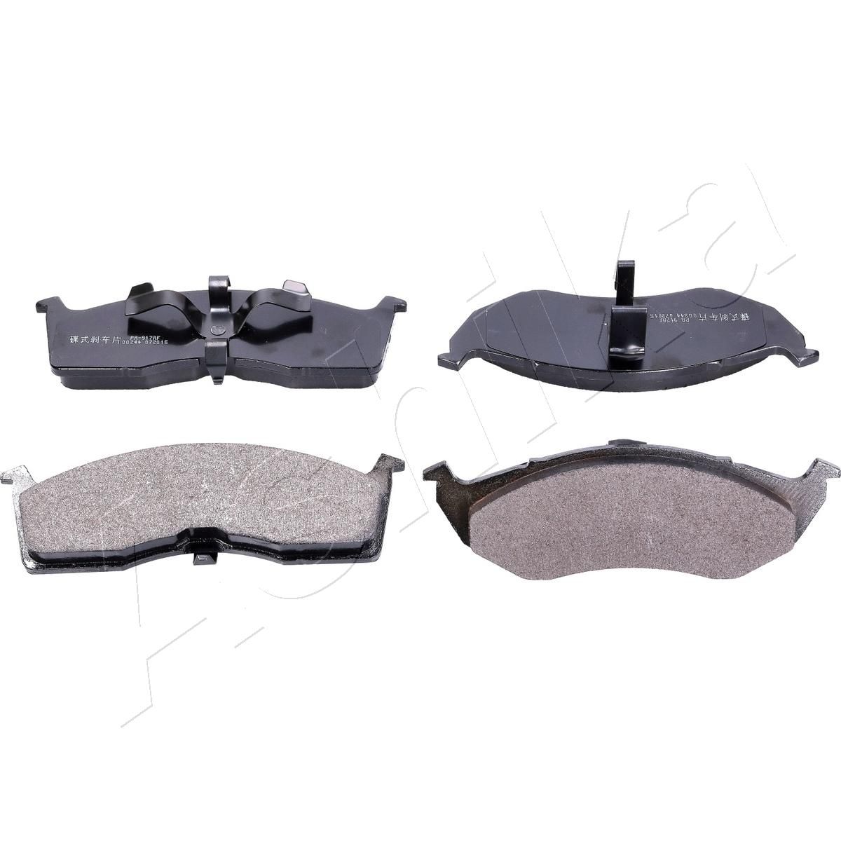 ASHIKA 50-09-917 Stabdžių trinkelių rinkinys, diskinis stabdys