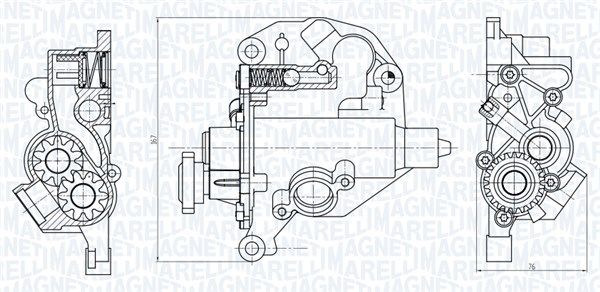 MAGNETI MARELLI 351516000054 Oil pump