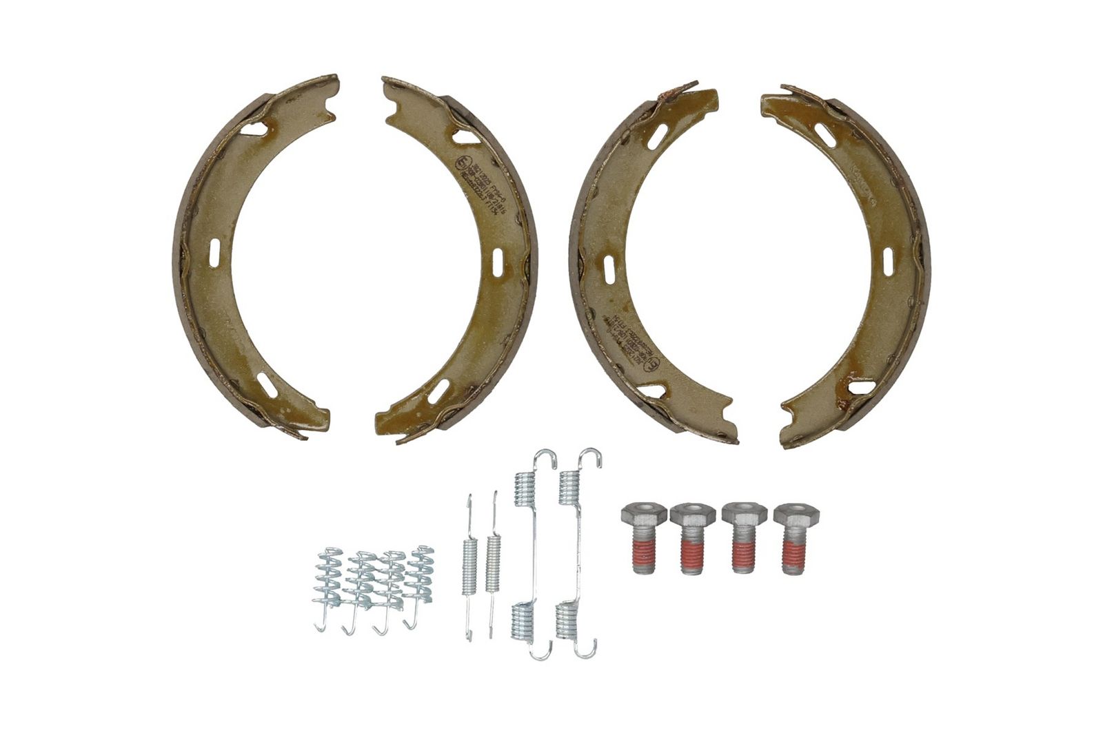 KAMOKA JQ212025 Brake shoe set, parking brake