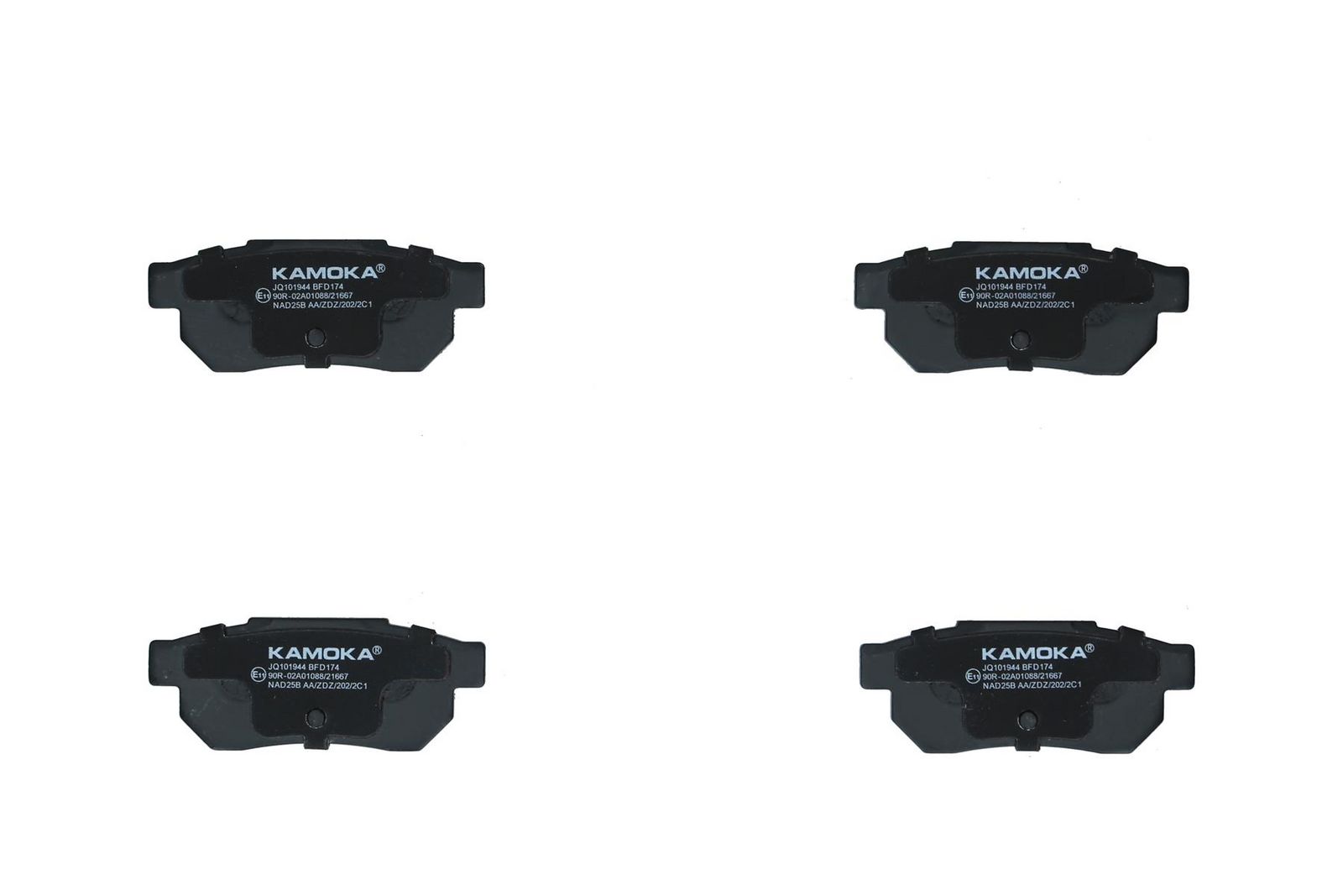 KAMOKA JQ101944 Brake pad set, disc brake