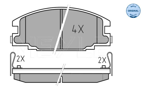 Brake Pad Set, disc brake-1