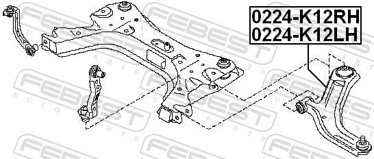 Control/Trailing Arm, wheel suspension-1