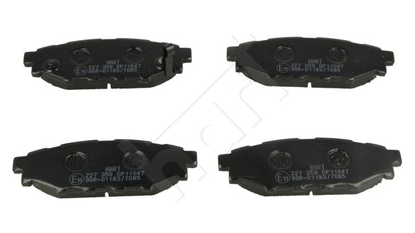 HART 227 359 Stabdžių trinkelių rinkinys, diskinis stabdys