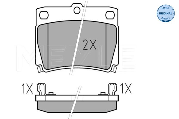 Brake Pad Set, disc brake-1