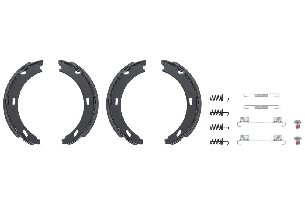 TOPRAN 401 025 Brake shoe set, parking brake