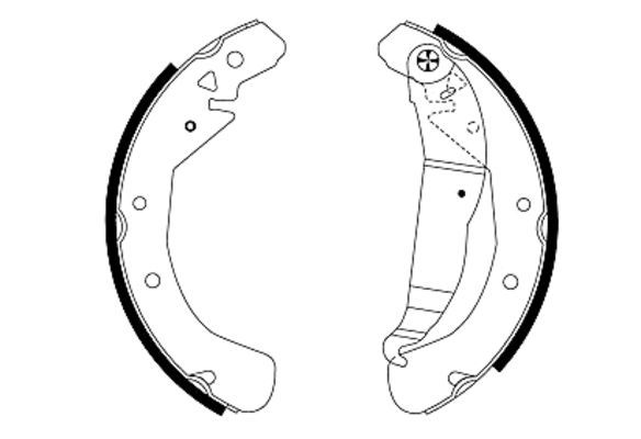 Brake Shoe Set-1