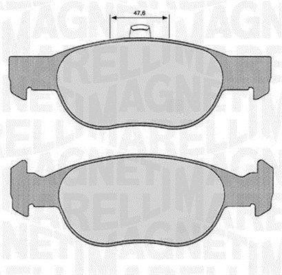 MAGNETI MARELLI 363916060240 Brake pad set, disc brake