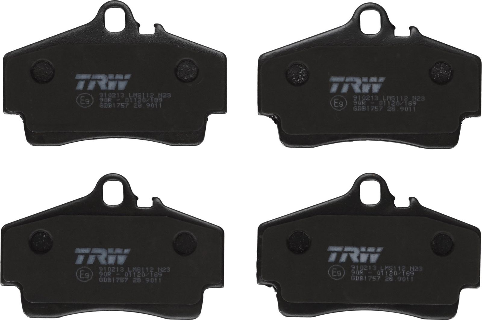 TRW GDB1757 Brake pad set, disc brake