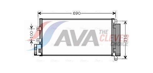 AVA CLEVER CHOICE FTA5356D Condenser, air conditioning