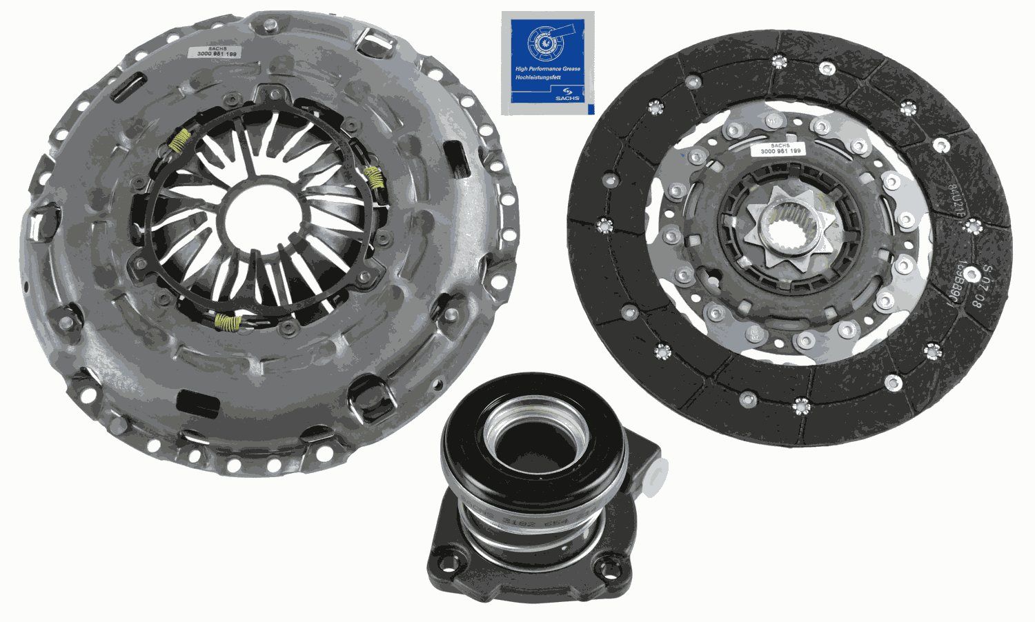 SACHS 3000 990 163 Clutch kit