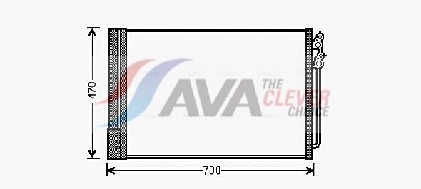 AVA CLEVER CHOICE BWA5370D Condenser, air conditioning