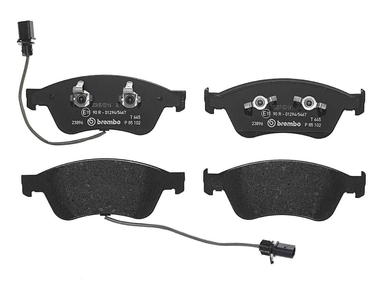 BREMBO P 85 102 Brake pad set, disc brake