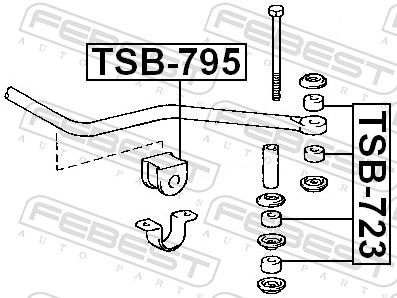 Mounting, stabiliser bar-1