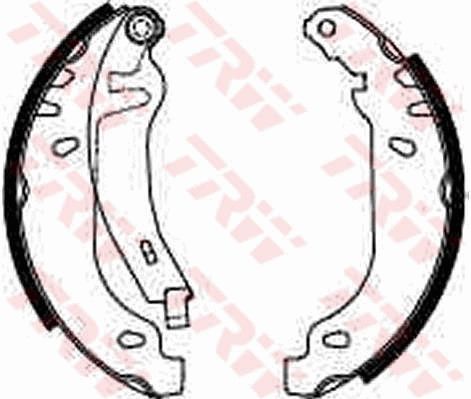 TRW GS8211 Brake shoe set
