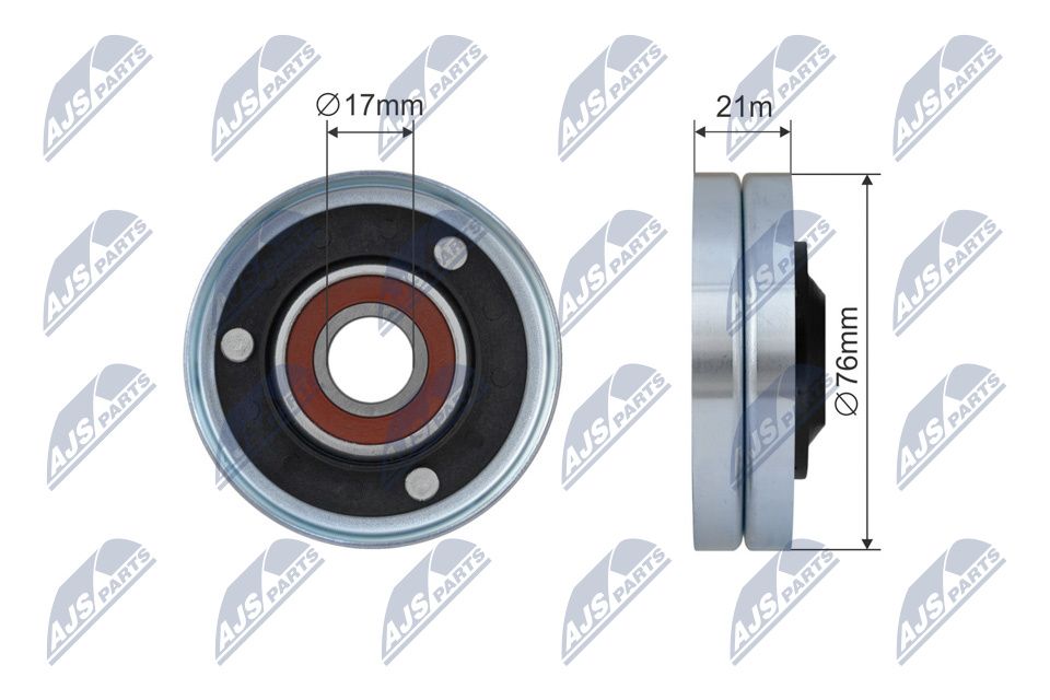 Deflection Pulley/Guide Pulley, V-belt