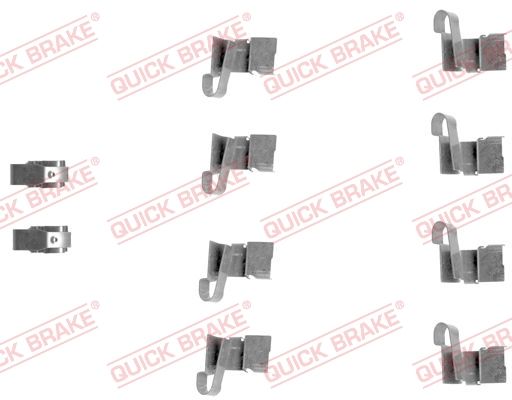Accessory Kit, disc brake pad