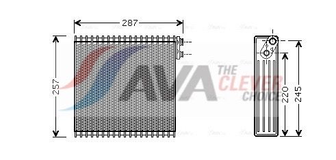 AVA CLEVER CHOICE TOV294 Evaporator, air conditioning