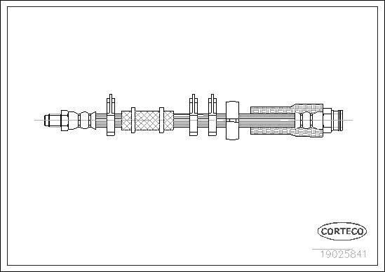 CORTECO 19025841 Brake hose