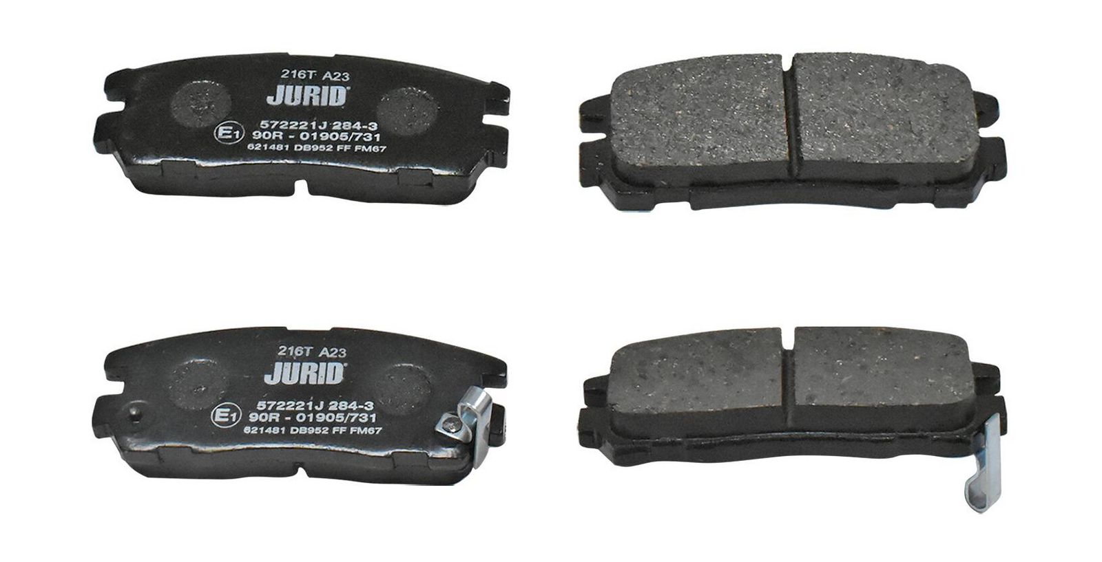 JURID 572221J Brake pad set, disc brake