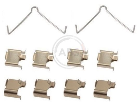 priedų komplektas, diskinių stabdžių trinkelės