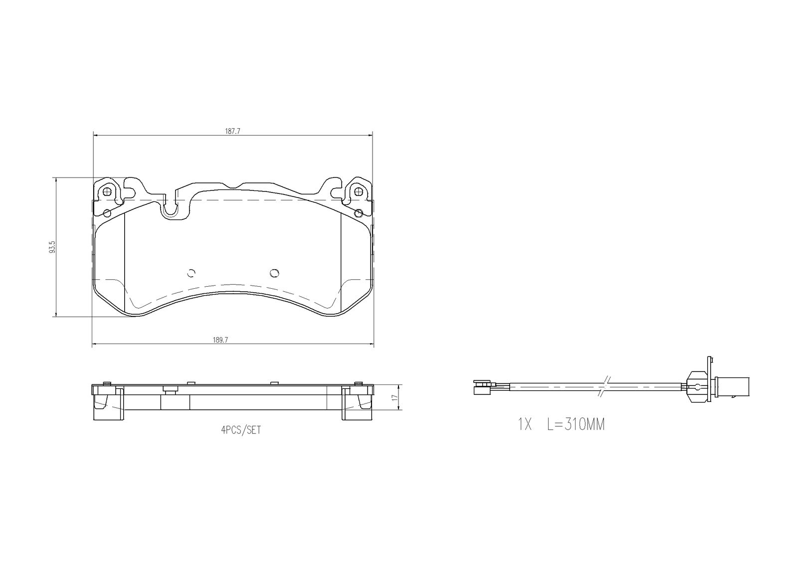 Brake Pad Set, disc brake-3