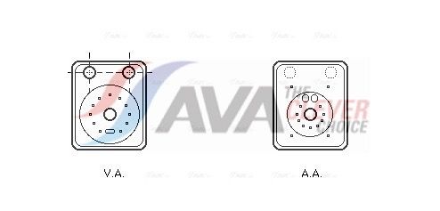 AVA CLEVER CHOICE VN3093 Oil cooler, engine oil