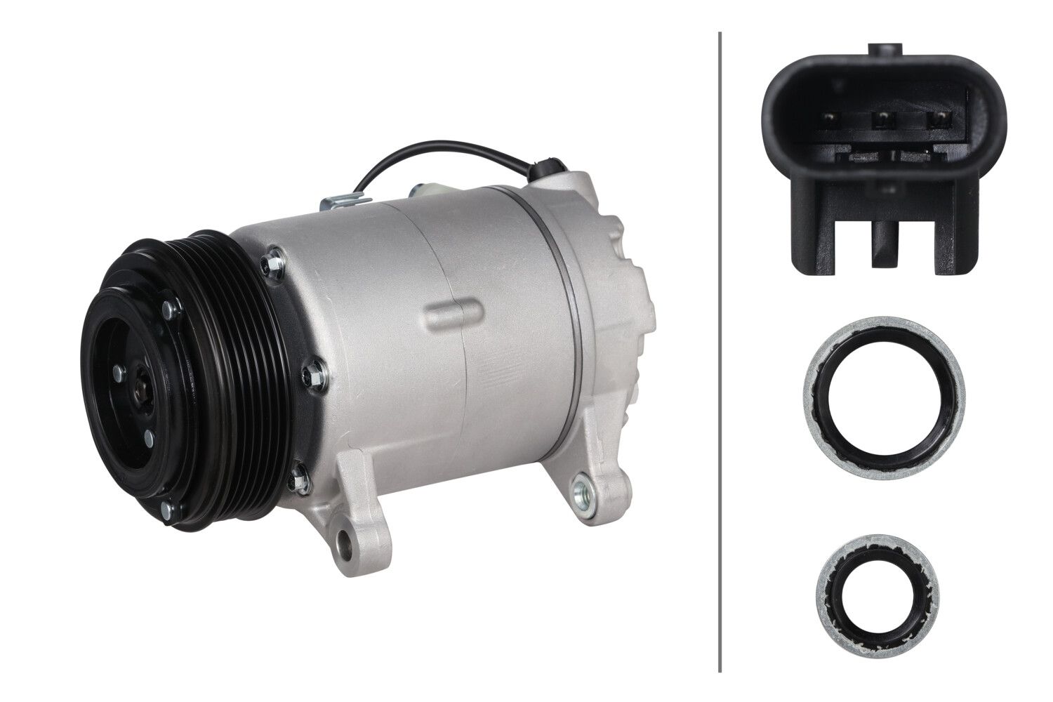 HELLA 8FK 366 202-361 Compressor, air conditioning