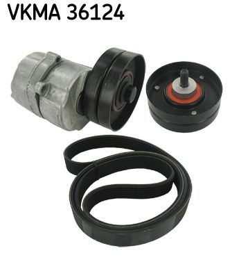 SKF VKMA 36124 V-ribbed belt set