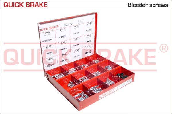 QUICK BRAKE 171-0002 Assortment, breather screws