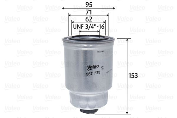 VALEO 587728 Fuel filter