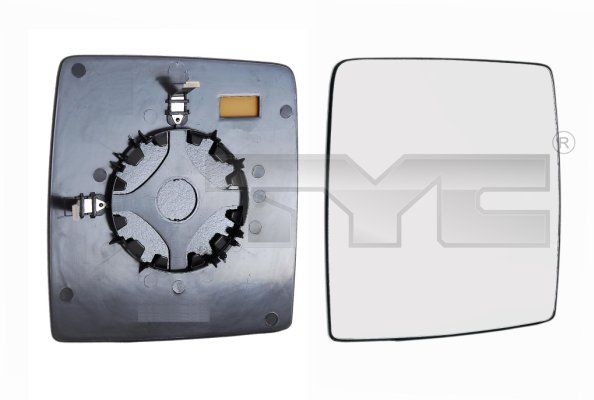 TYC 325-0058-1 Mirror glass, exterior mirror