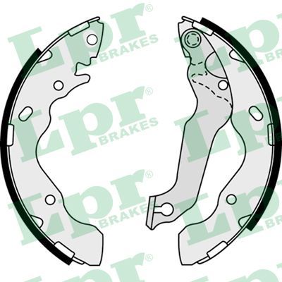 LPR 08015 Brake shoe set