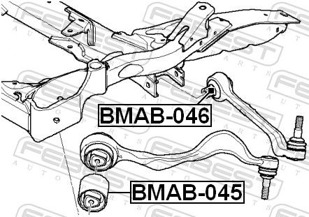 Mounting, control/trailing arm-1