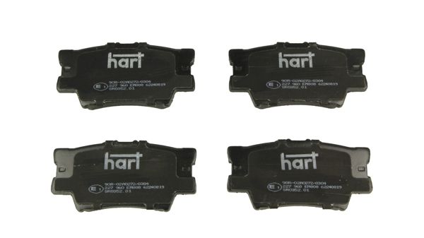 HART 227 960 Brake pad set, disc brake