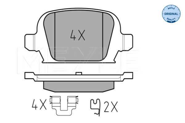Brake Pad Set, disc brake-1