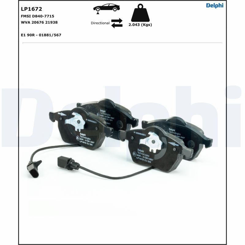 Brake Pad Set, disc brake-3