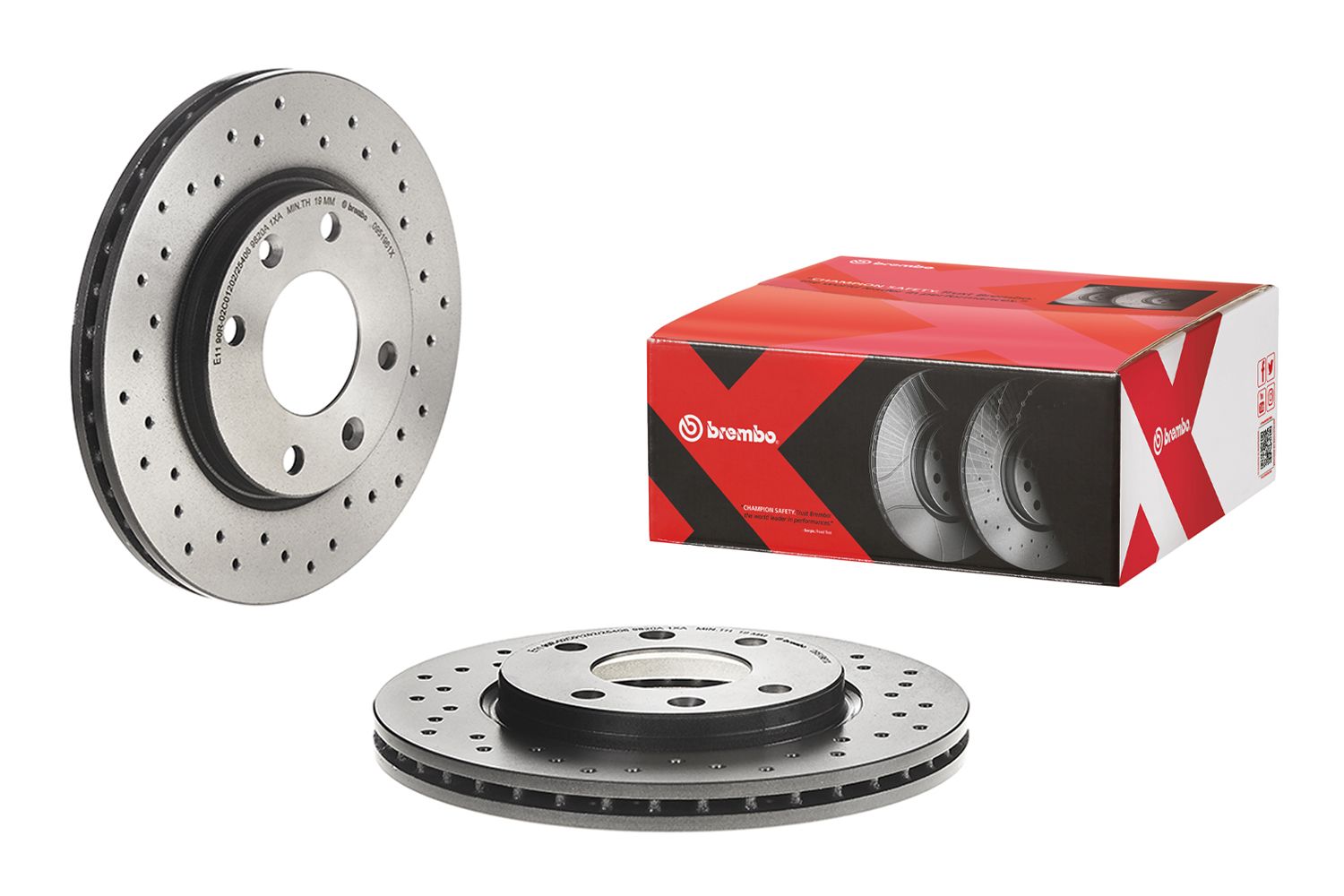 BREMBO 09.5196.1X Brake disc