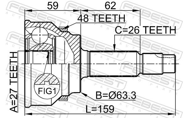 Joint Kit, drive shaft-1