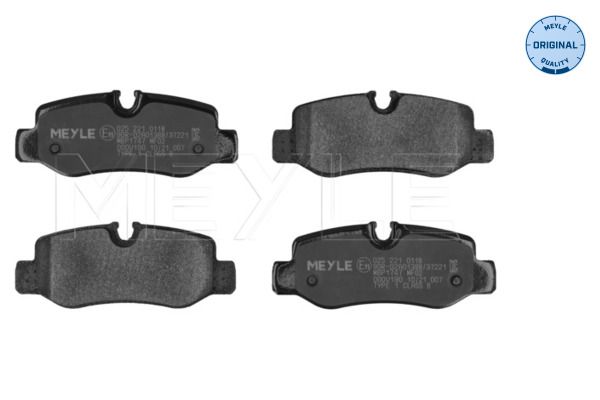 MEYLE 025 221 0118 Brake pad set, disc brake