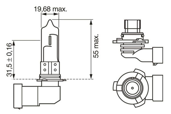 Bulb, high beam headlight-5