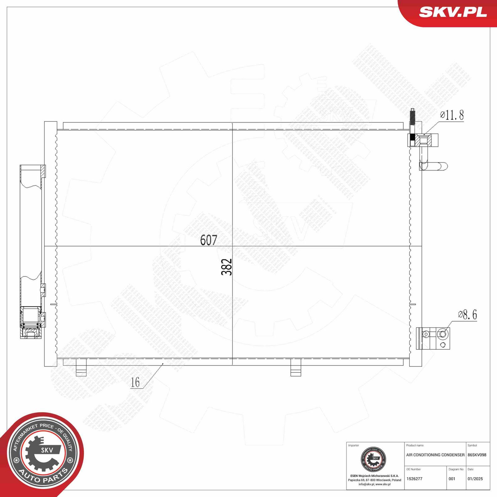 Condenser, air conditioning-1