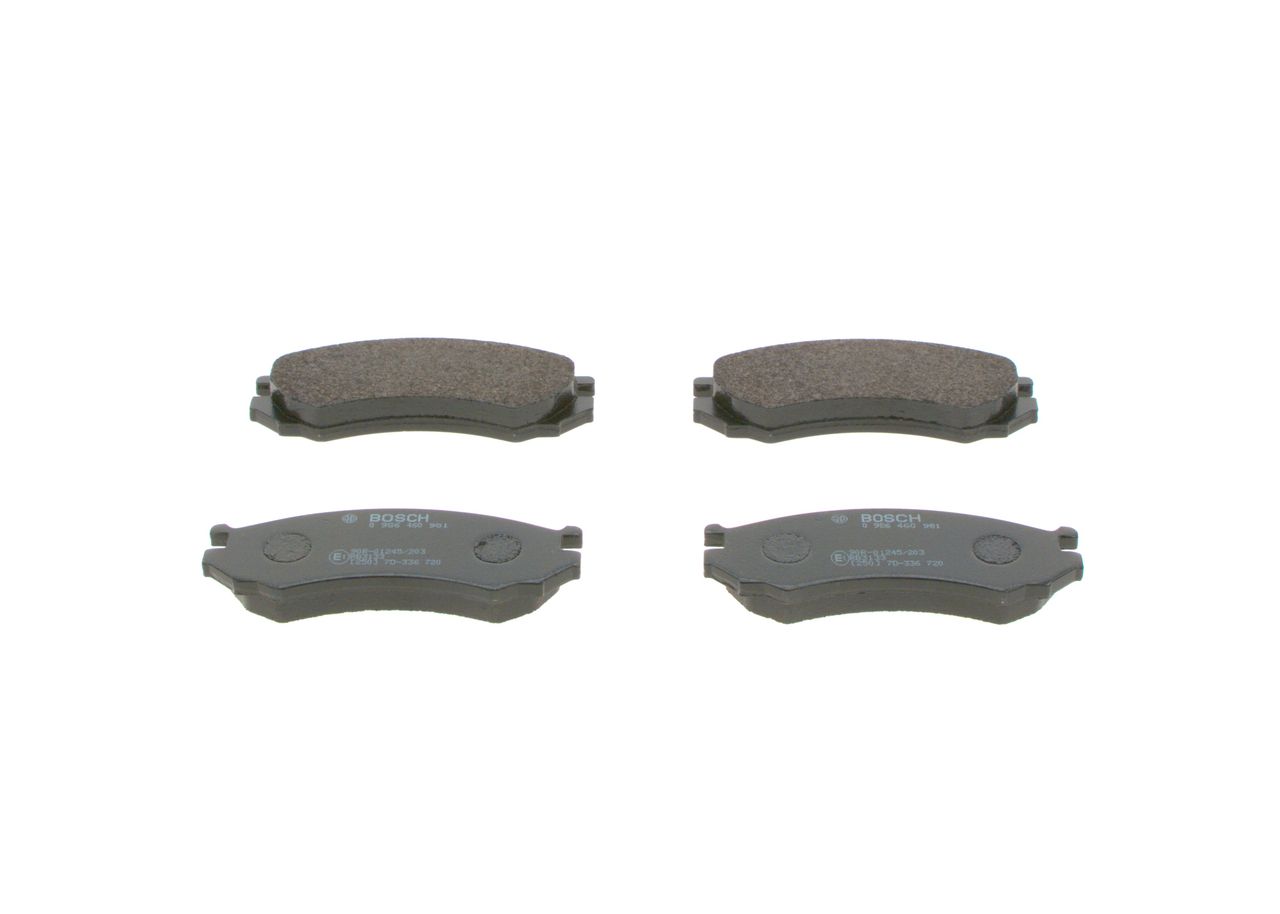 BOSCH 0 986 460 981 Brake pad set, disc brake