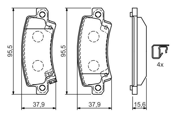 Brake Pad Set, disc brake-5