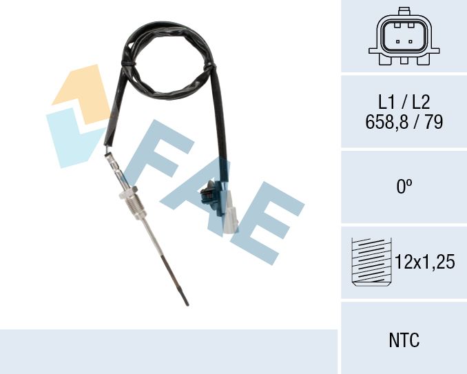 FAE 68646 Sensor, exhaust gas temperature