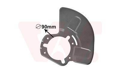 VAN WEZEL 3745373 Splash guard, brake disc