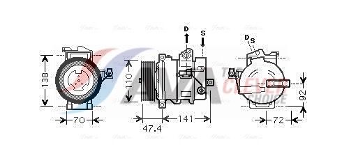 Compressor, air conditioning